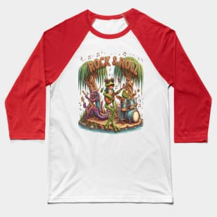 Frolicking Frogs Form Fantastic Froggy Band Baseball T-Shirt